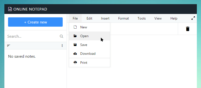Open text file in Tieseo